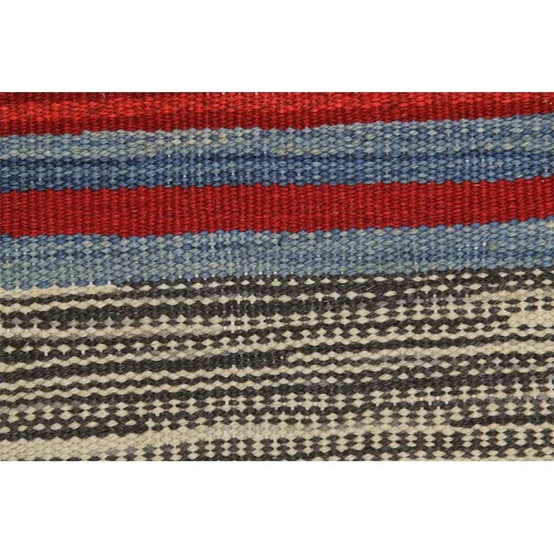 Handwoven Scandinavian Style Kilim Runner Rug 3'4" X 6'9" - 4