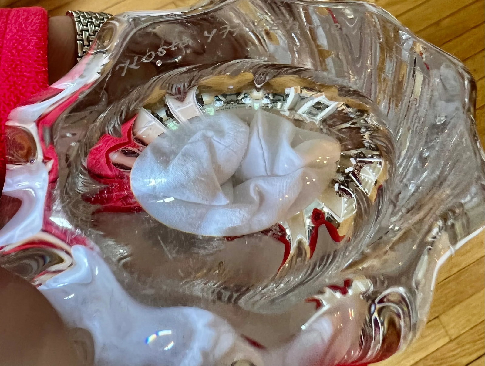1986 Kosta Boda Crystal Vase, Royal Collection Signed Numbered Anna Ehrner - 5