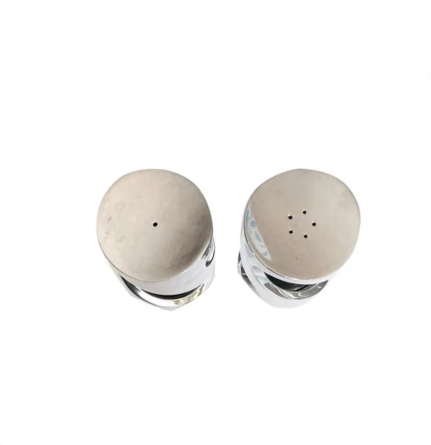 Nambe Salt and Pepper Shakers- a Pair - 5