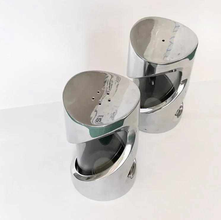 Nambe Salt and Pepper Shakers- a Pair - 8