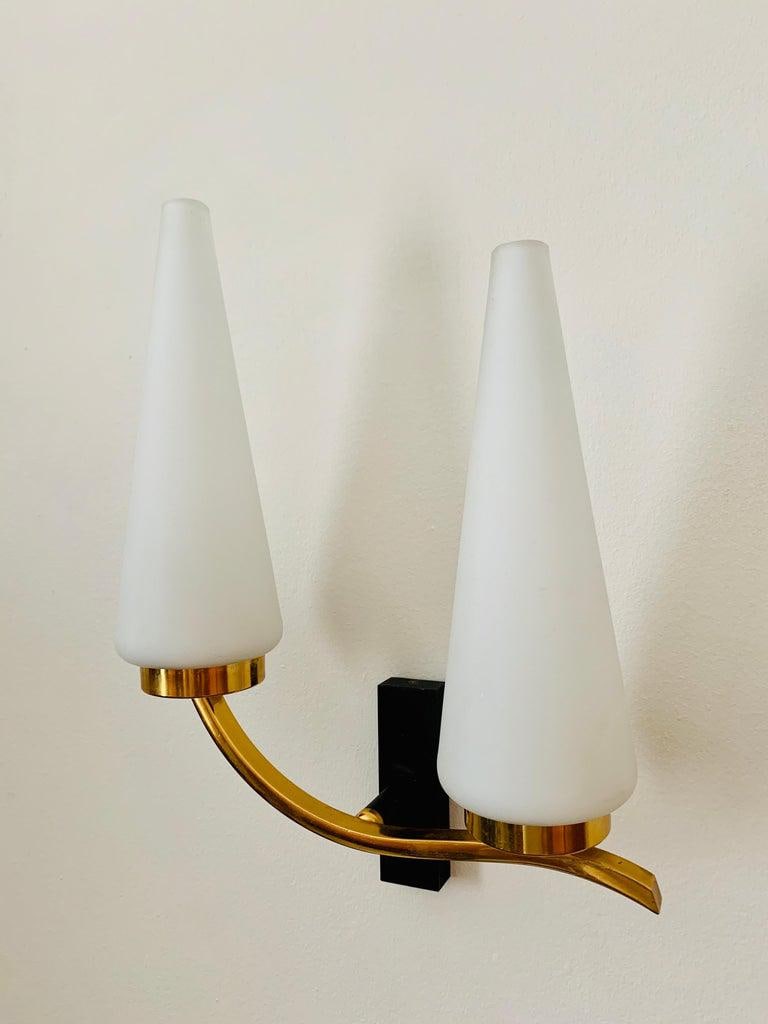Pair of French 1950s Lunel Wall Lights - 10