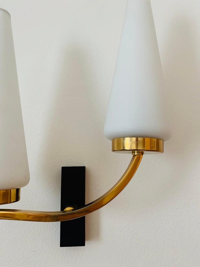 Pair of French 1950s Lunel Wall Lights - 6