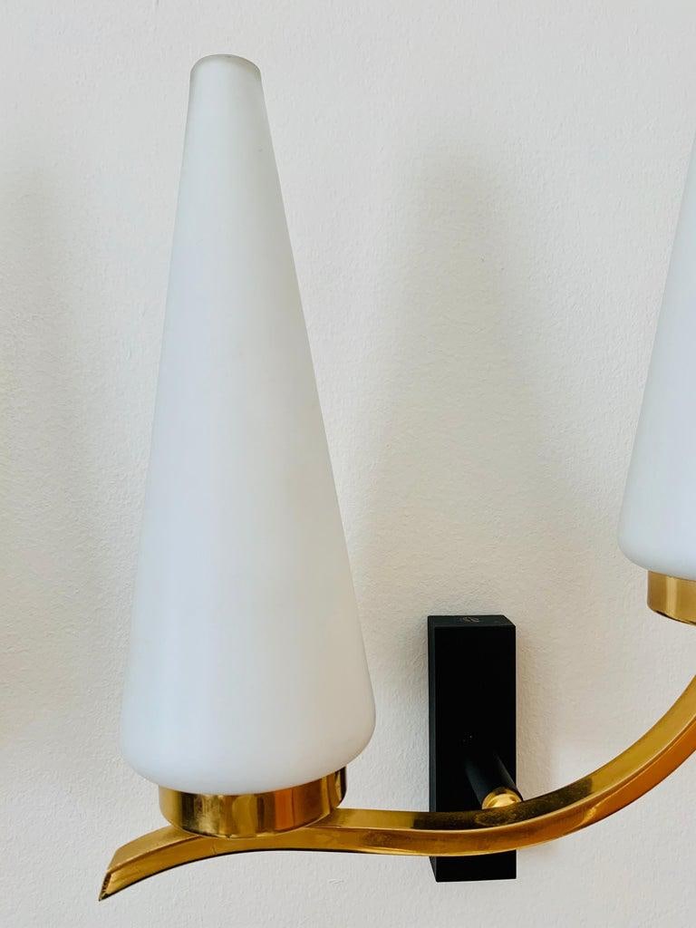 Pair of French 1950s Lunel Wall Lights - 8