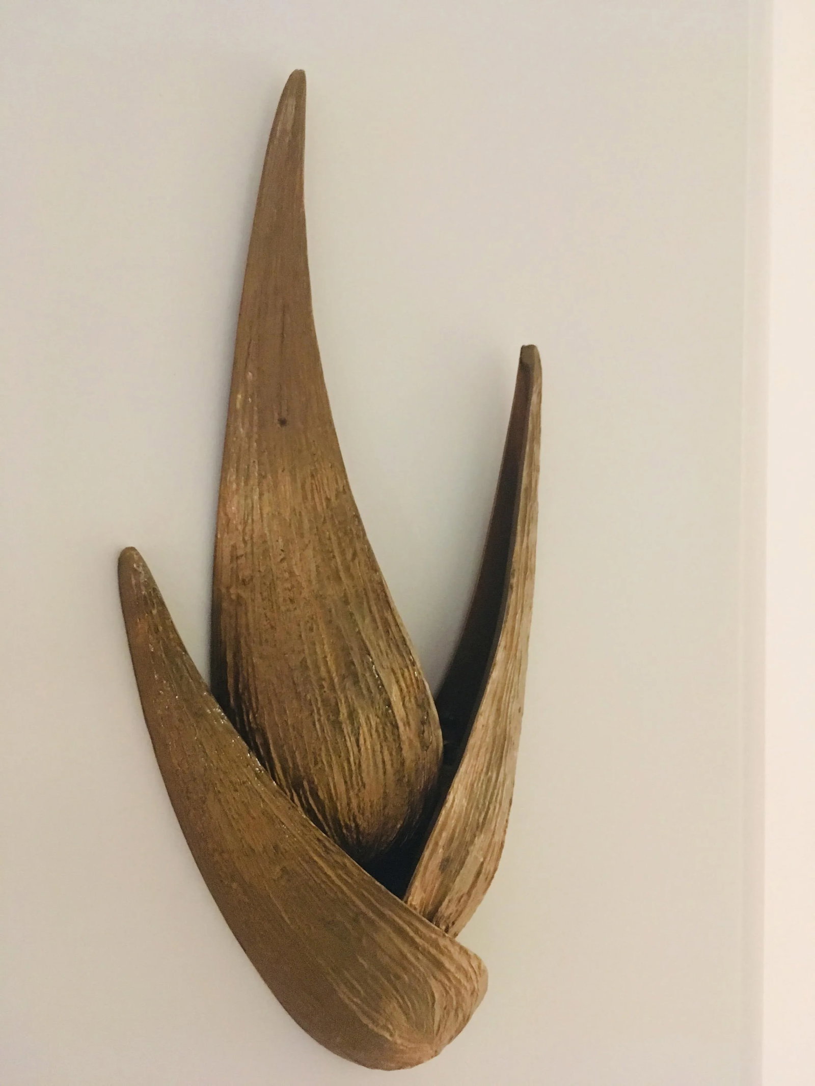 Large Bronze Chrystiane Charles Wall Light - 6