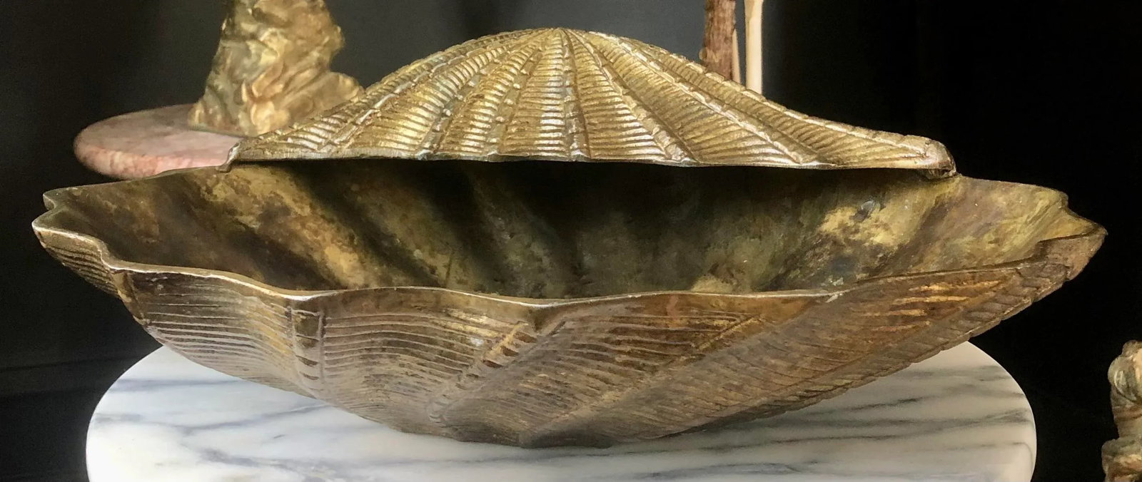 20th Century Figural Bronze Shell - 2