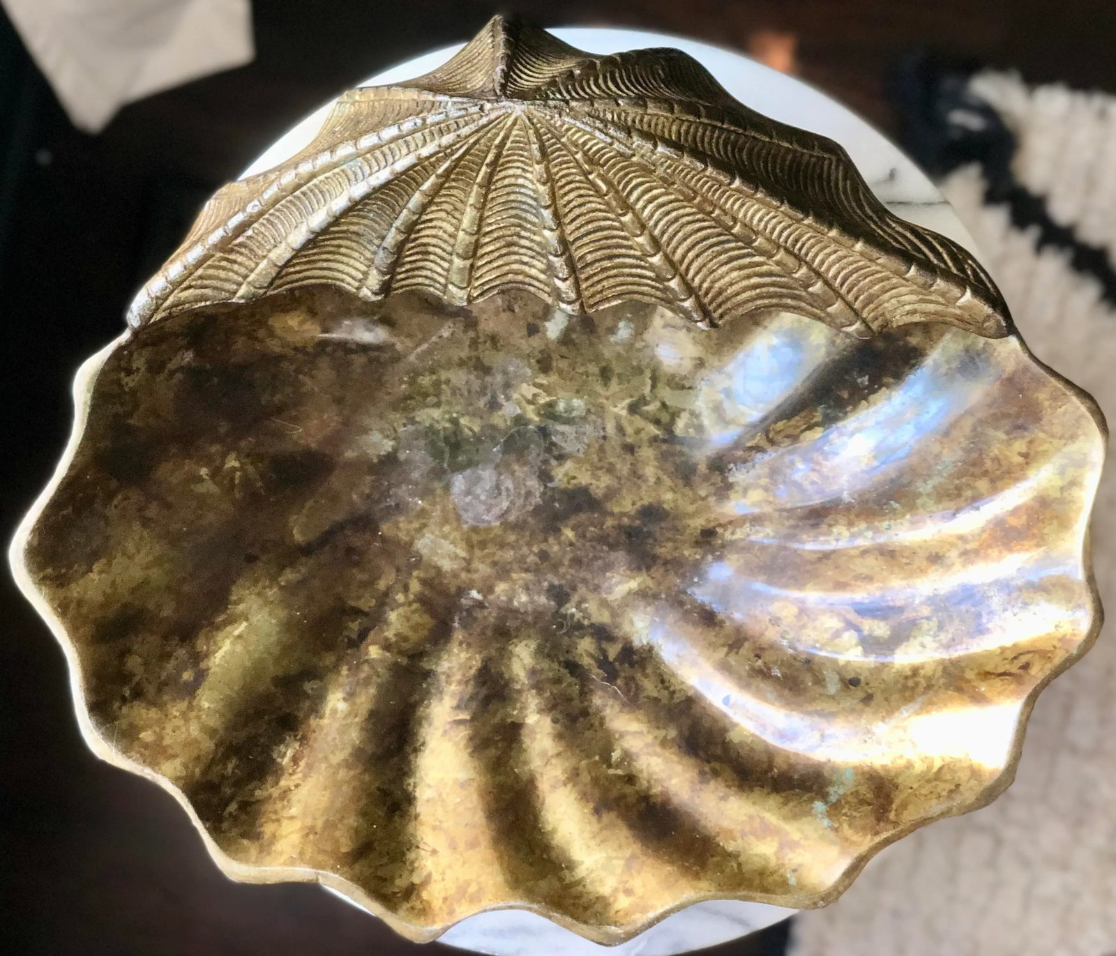 20th Century Figural Bronze Shell - 3