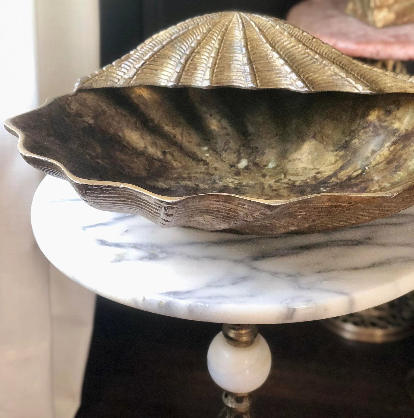 20th Century Figural Bronze Shell - 6