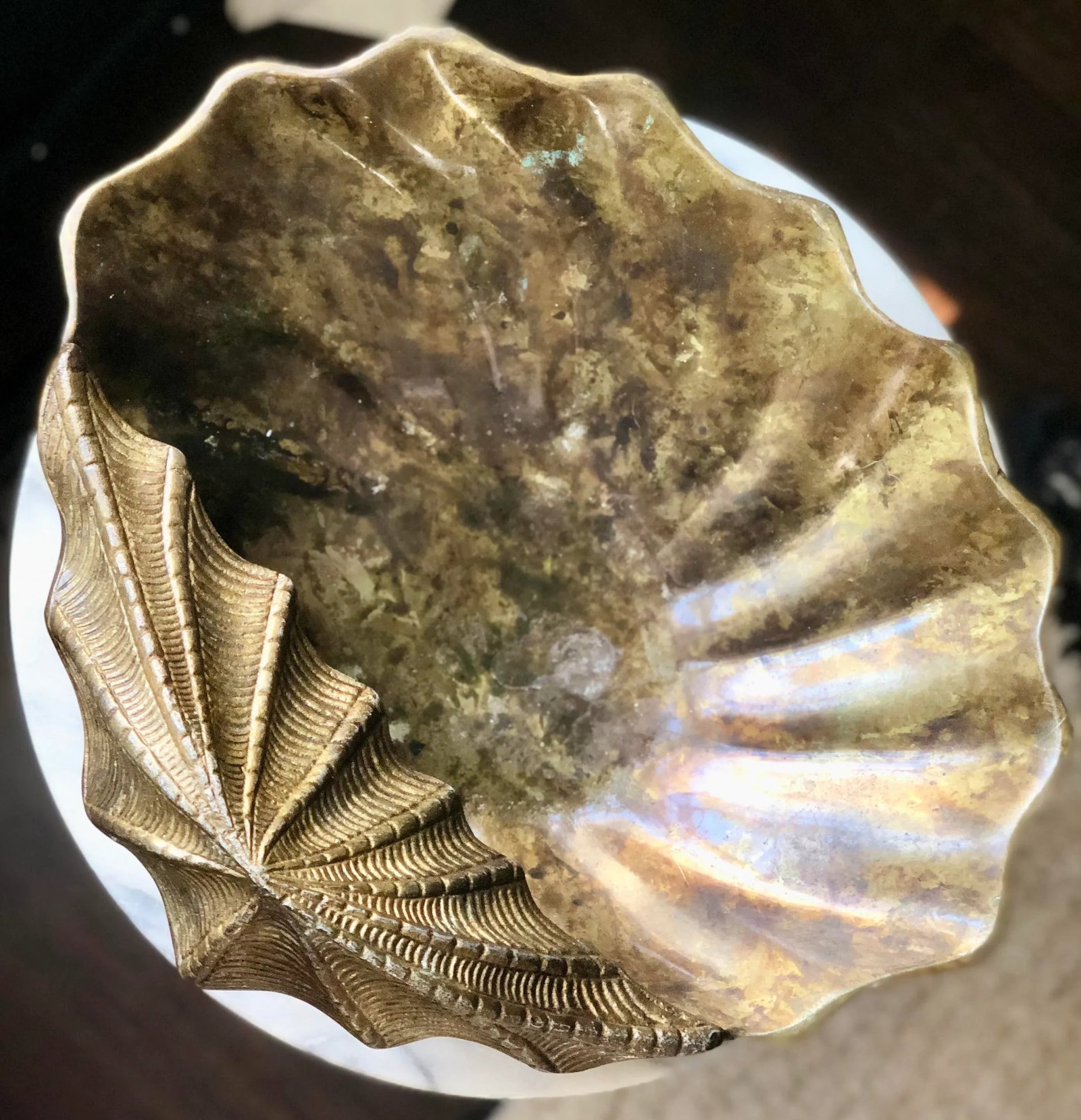 20th Century Figural Bronze Shell - 7