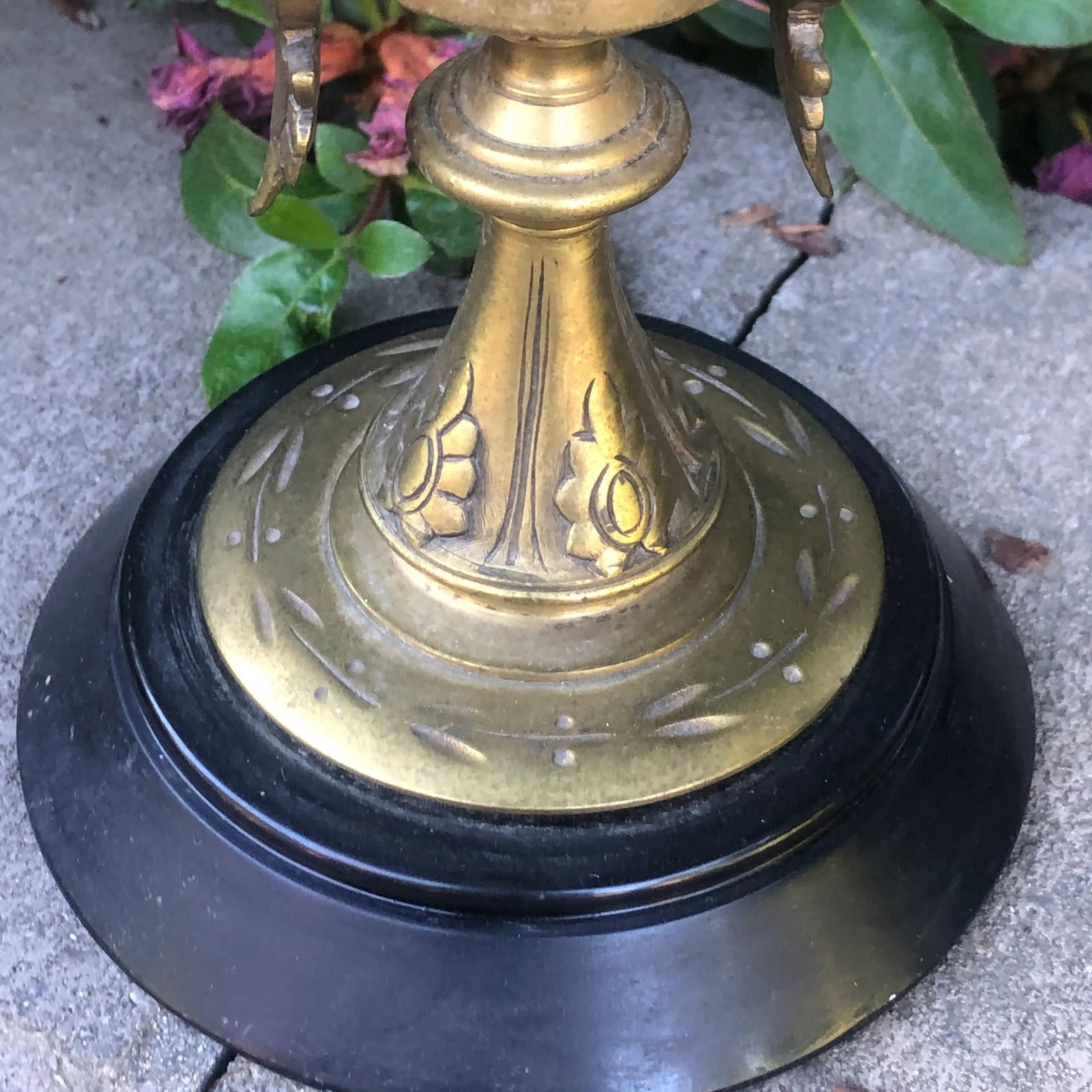 Late 19th Century Etruscan Bronze Dore Antique Urns on Marble Bases - a Pair - 3