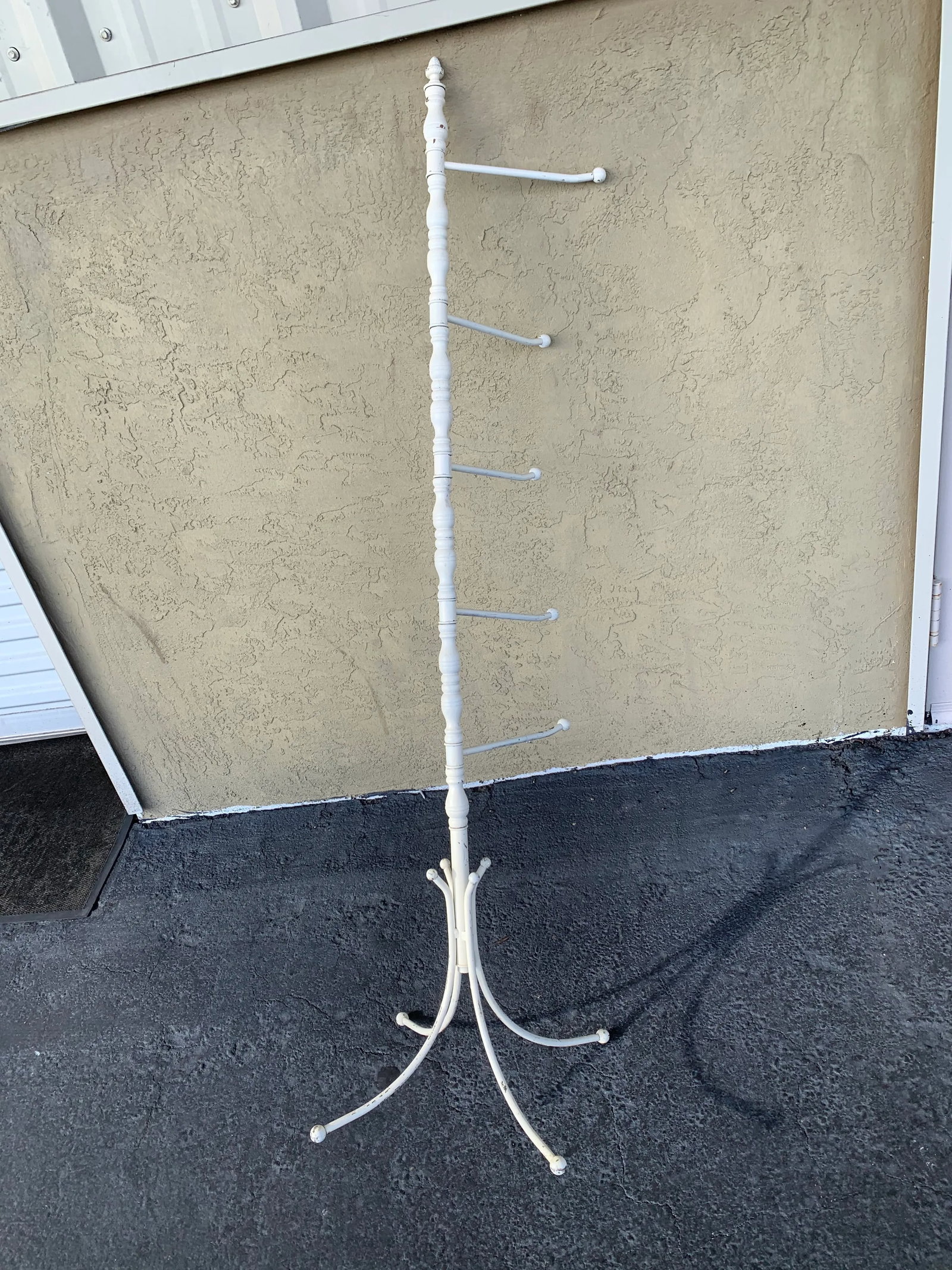 Vintage Hat/ Scarf Hall Tree Stand - 4