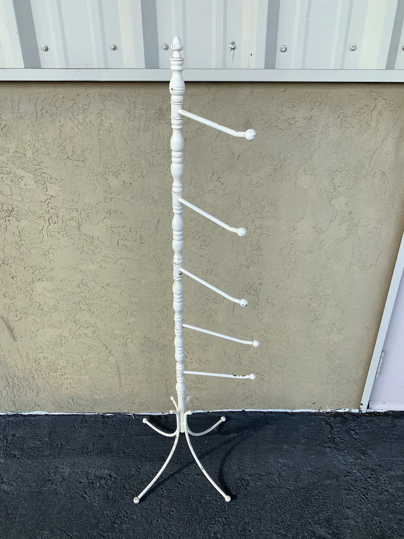Vintage Hat/ Scarf Hall Tree Stand - 6