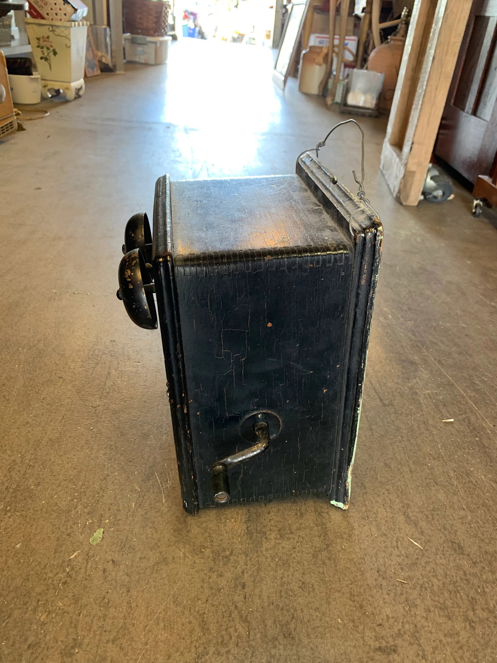 Antique Western Electric Magneto 300k/400k Ringer Box Crank Phone Telephone - 5