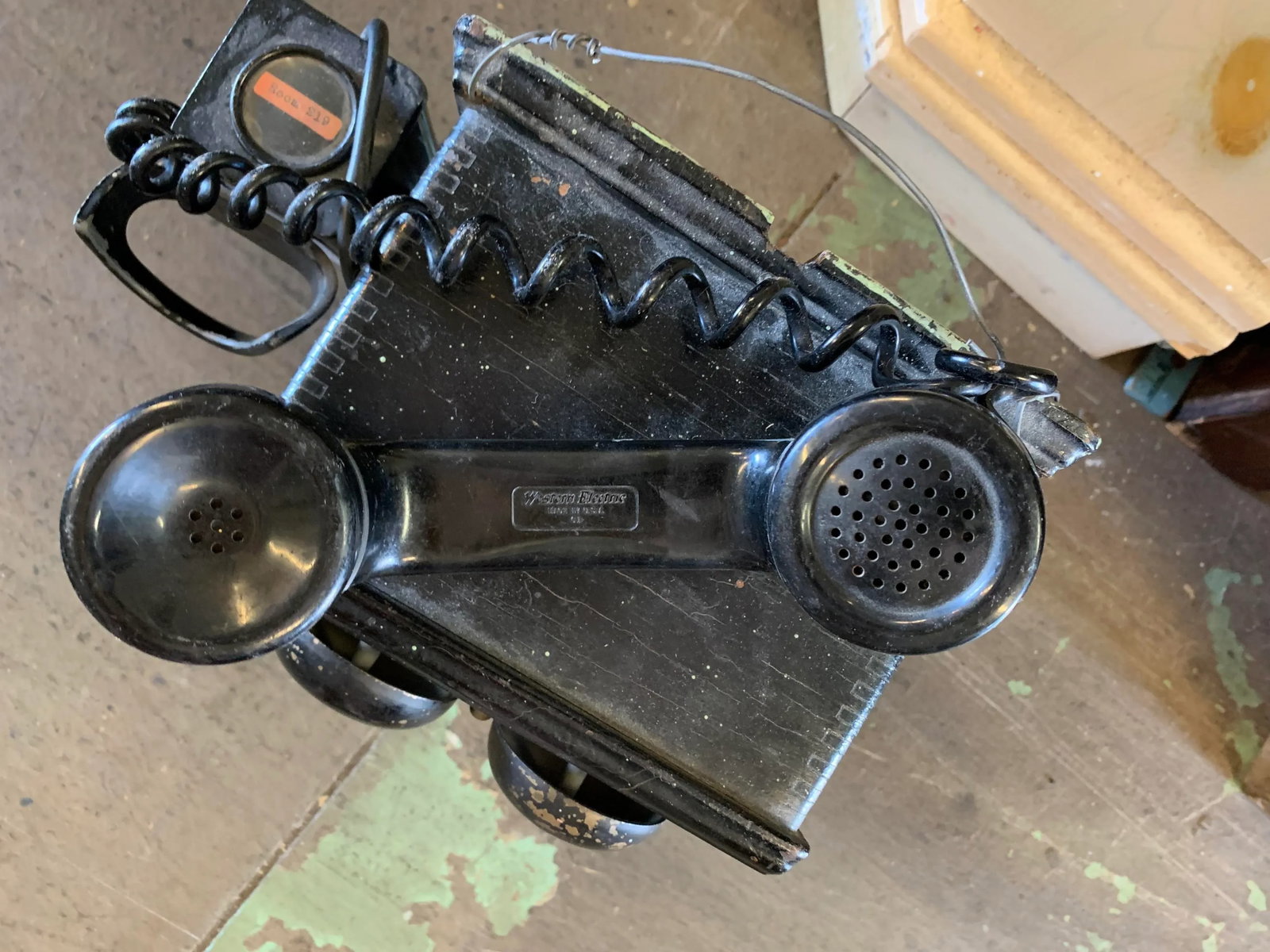 Antique Western Electric Magneto 300k/400k Ringer Box Crank Phone Telephone - 6
