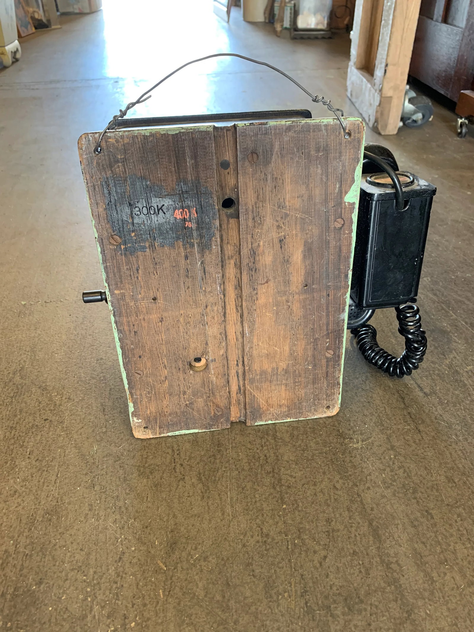 Antique Western Electric Magneto 300k/400k Ringer Box Crank Phone Telephone - 7