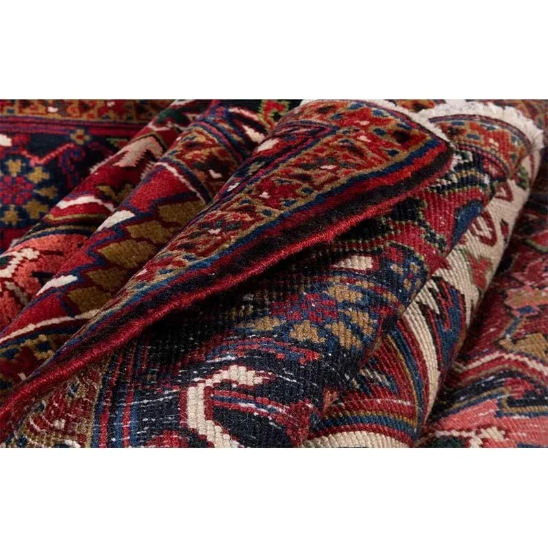 1960s Persian Heriz Area Rug 4'10" X 6'7'' - 3