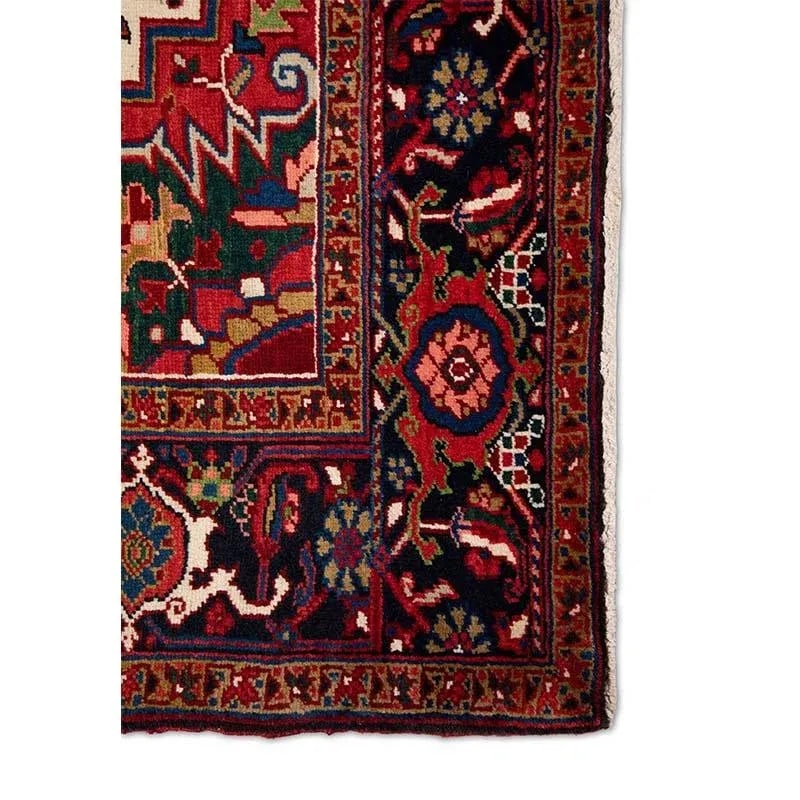 1960s Persian Heriz Area Rug 4'10" X 6'7'' - 4