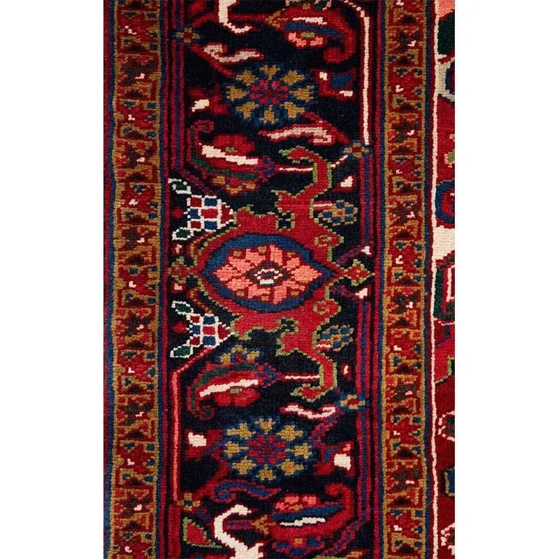 1960s Persian Heriz Area Rug 4'10" X 6'7'' - 7