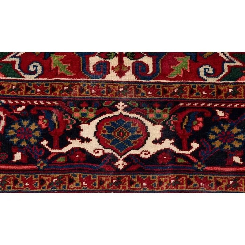 1960s Persian Heriz Area Rug 4'10" X 6'7'' - 9