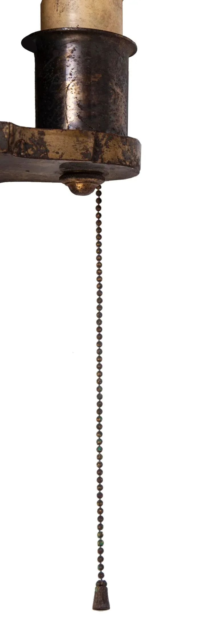Early 20th Century French Bronze & Iron Wall Sconce With Fleur De Lis - 6