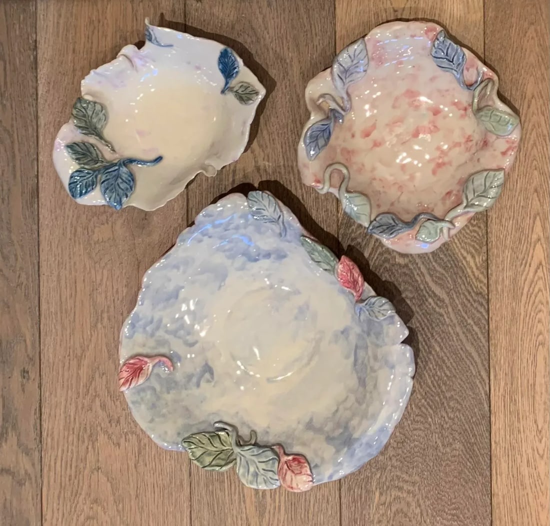 Vintage Decorative Plates- Set of 3 - 11