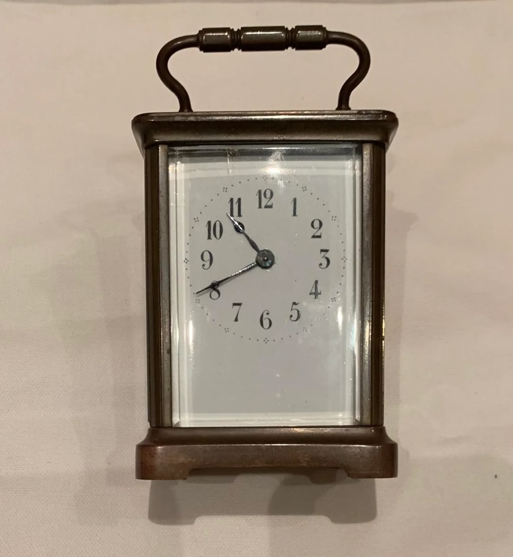 Vintage Early 20th Century Brass Carriage Clock - 2