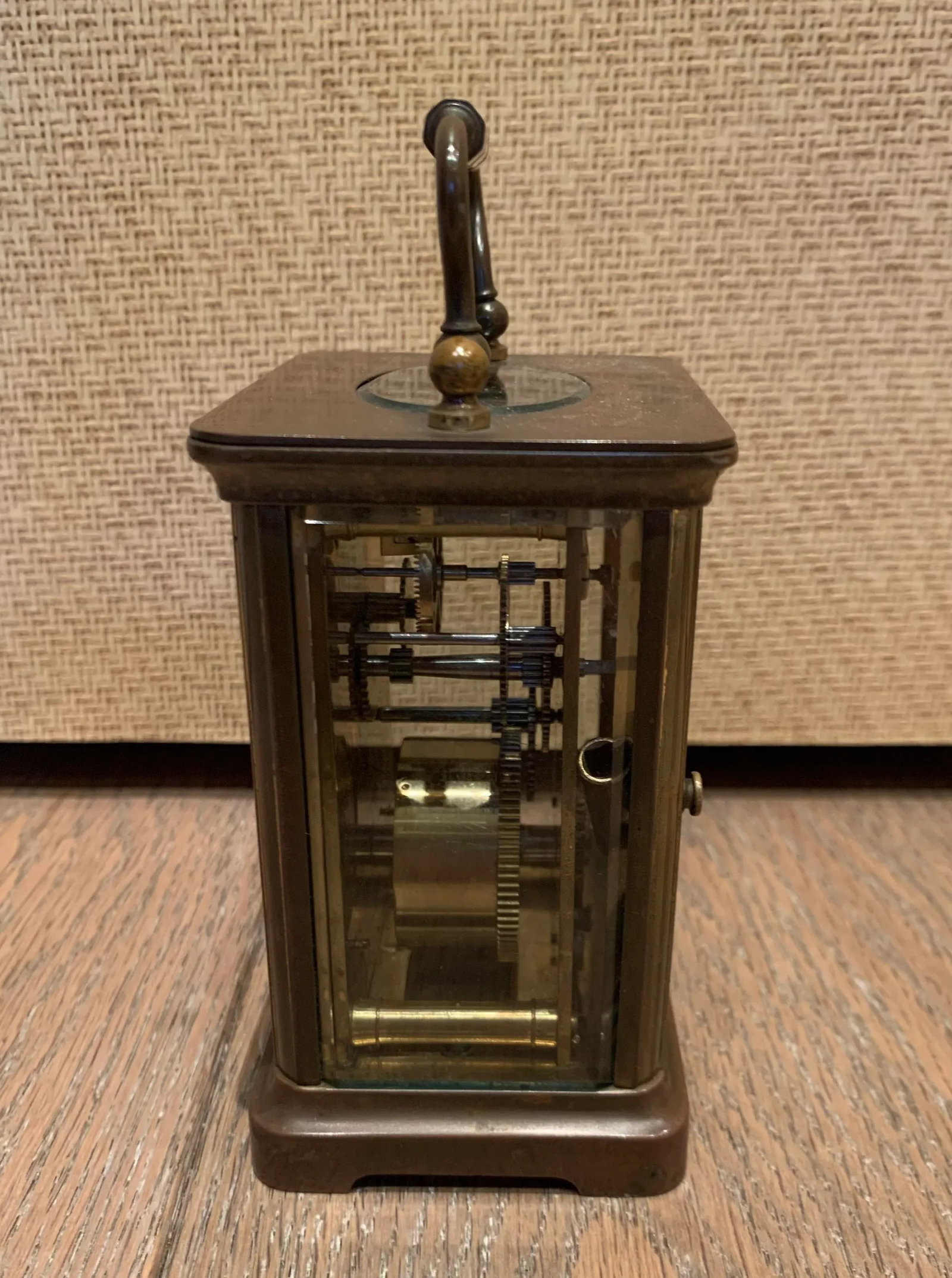 Vintage Early 20th Century Brass Carriage Clock - 3