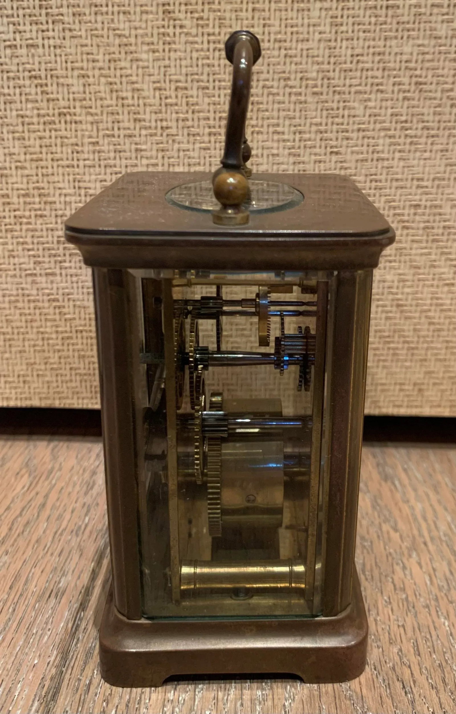 Vintage Early 20th Century Brass Carriage Clock - 5