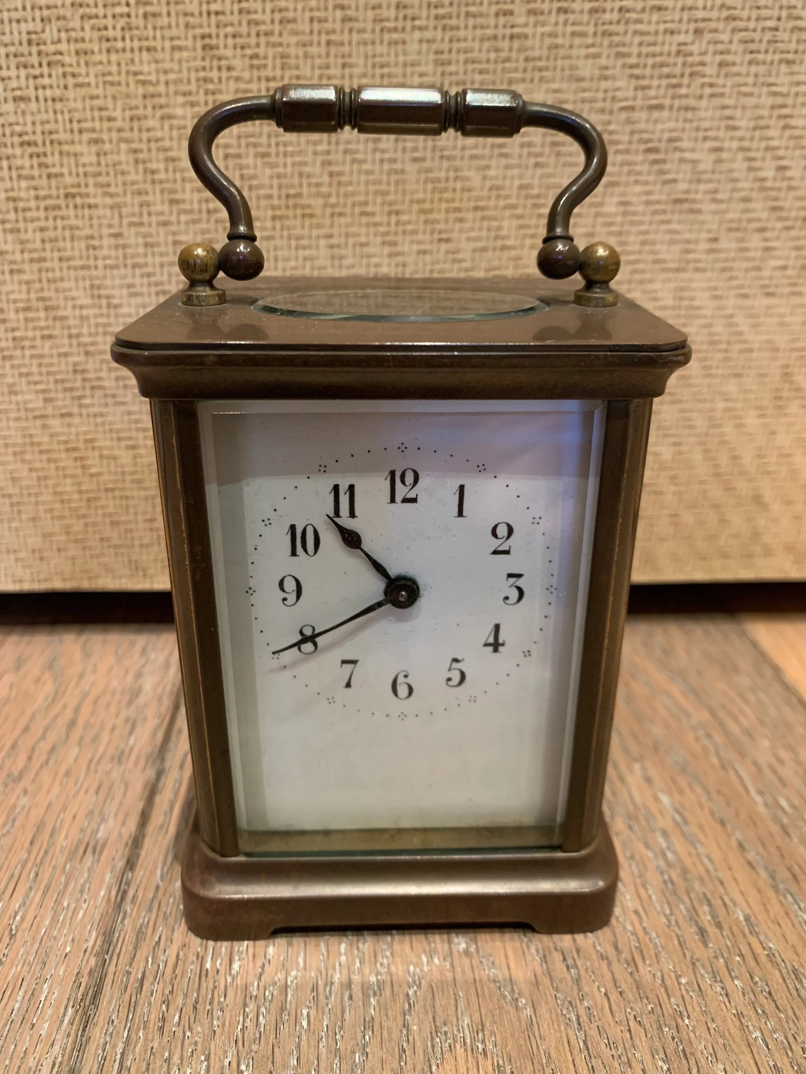 Vintage Early 20th Century Brass Carriage Clock - 8