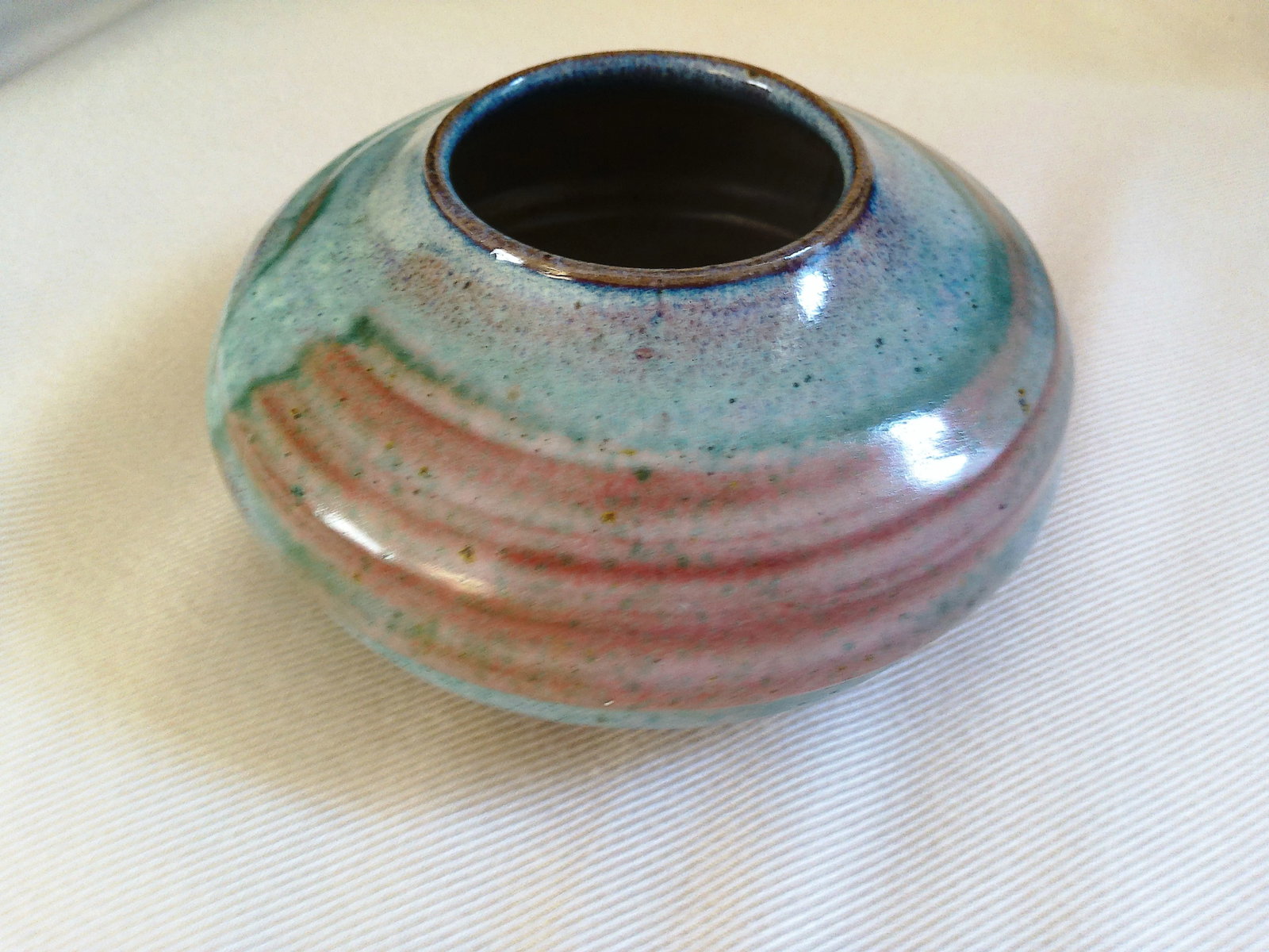 Vintage Studio Art Pottery Vases, a Pair - 2