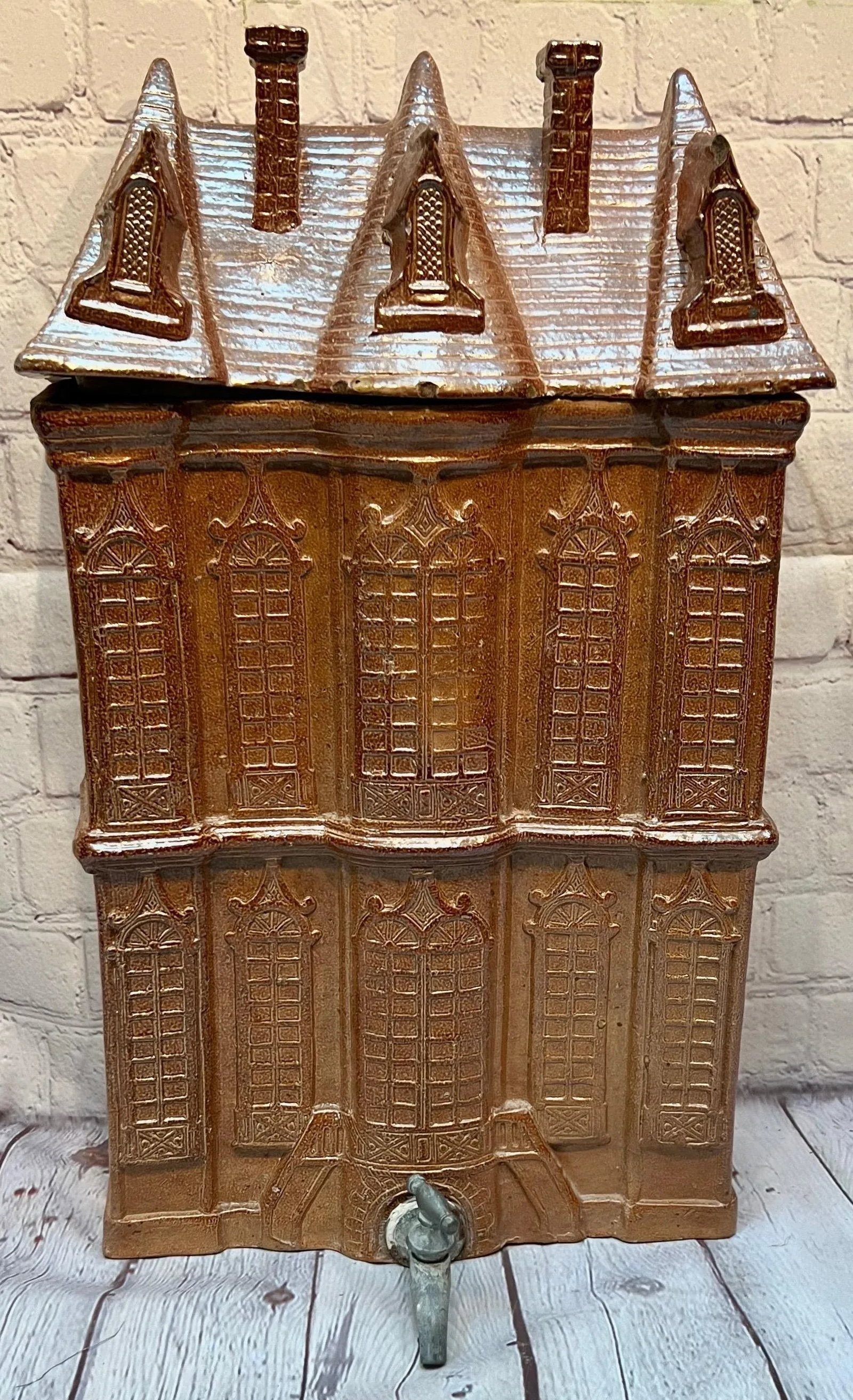 Early 19th Century English Wall Hanging Pottery Cistern - 13