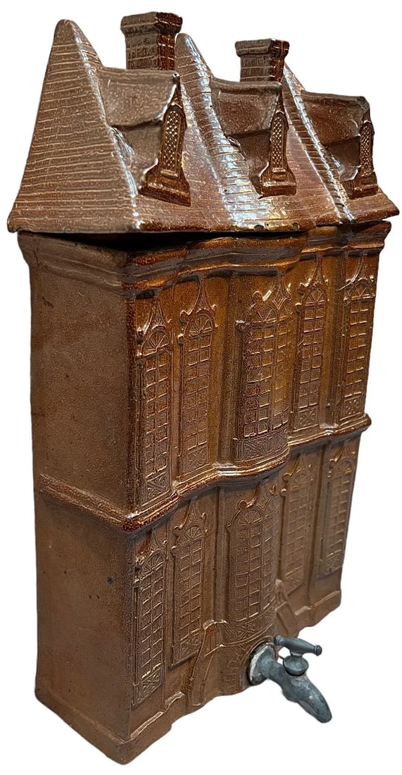 Early 19th Century English Wall Hanging Pottery Cistern - 7