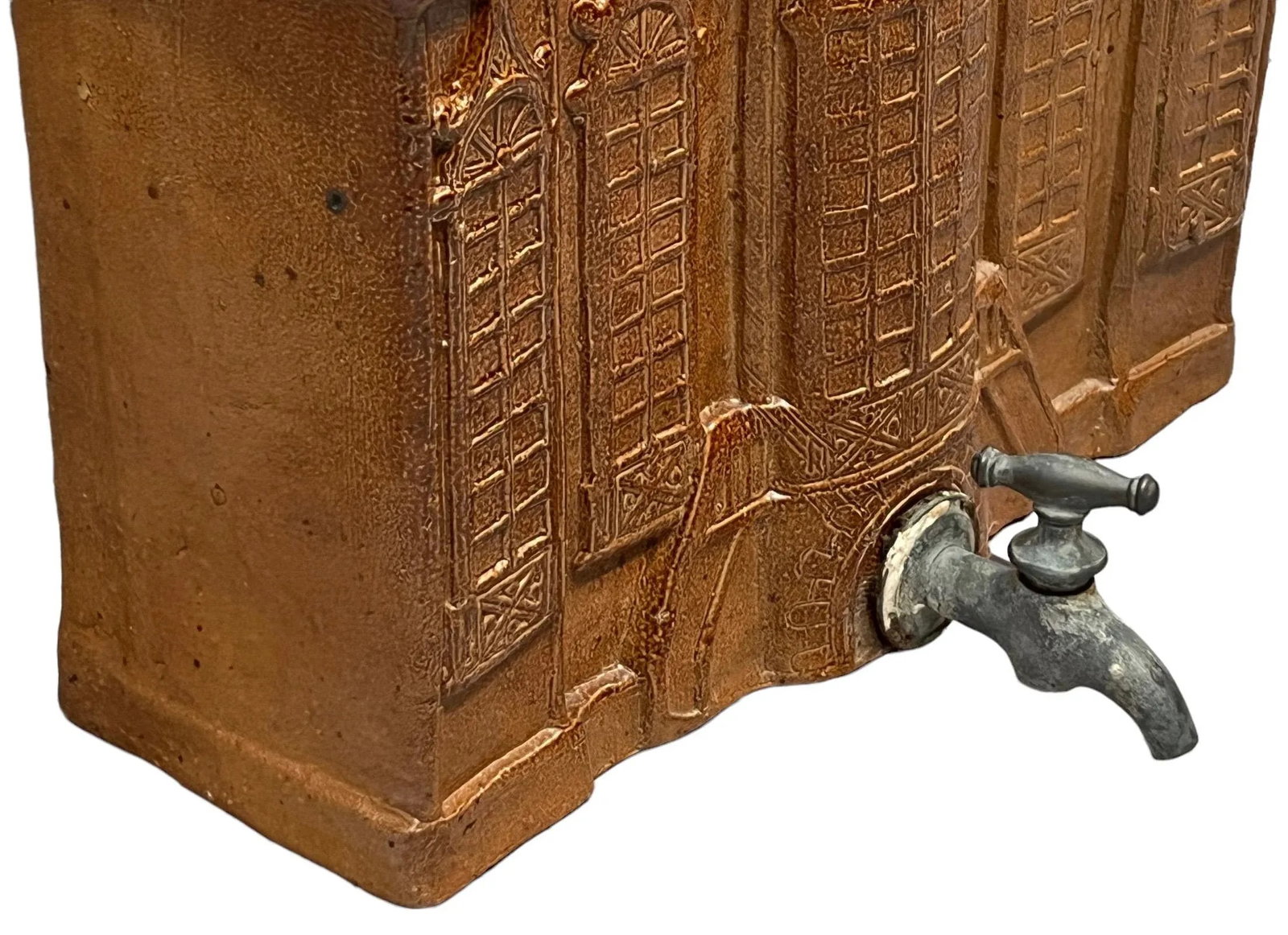 Early 19th Century English Wall Hanging Pottery Cistern - 8