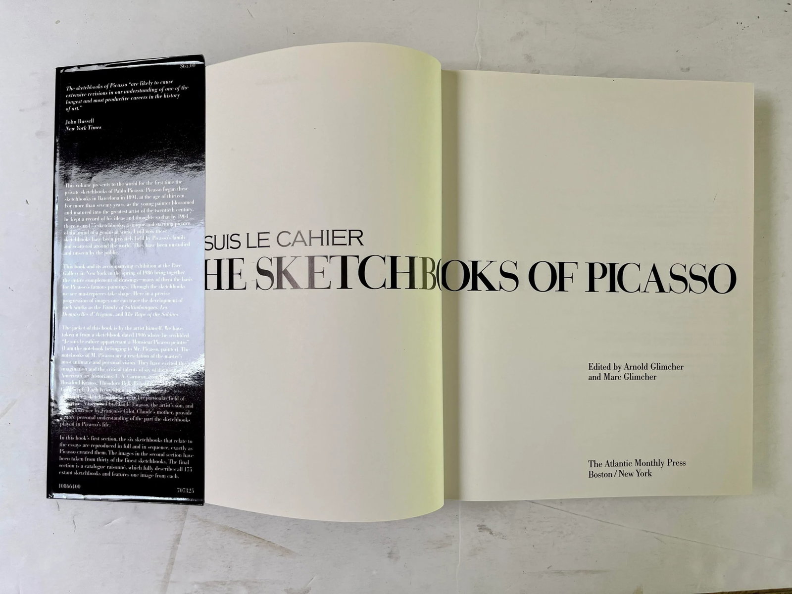 The Sketchbooks of Picasso, Edited by Arnold Glimcher, 1986 - 2