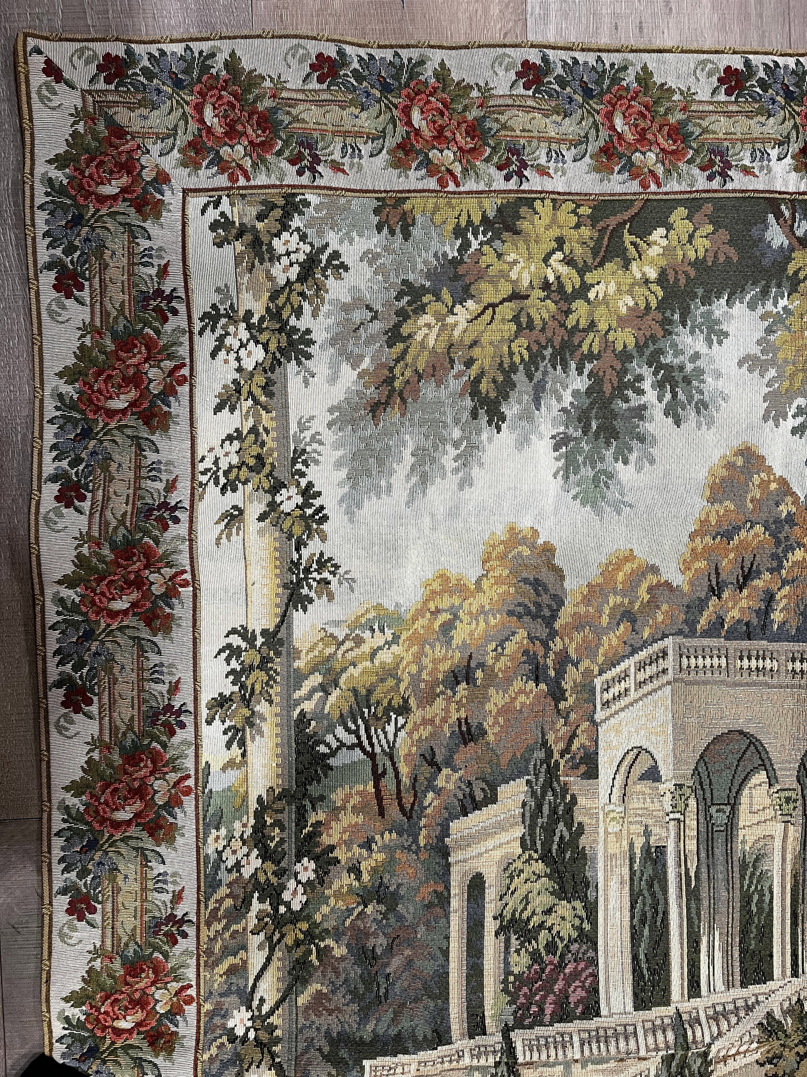 1990s Lake Como Garden Tapestry - 2