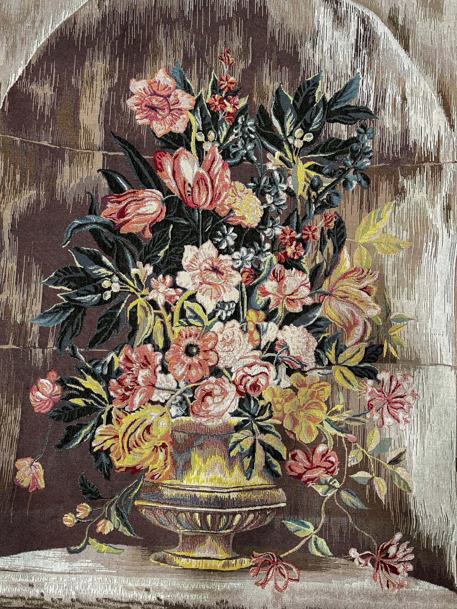 1990s Flower Vase Tapestry - 2