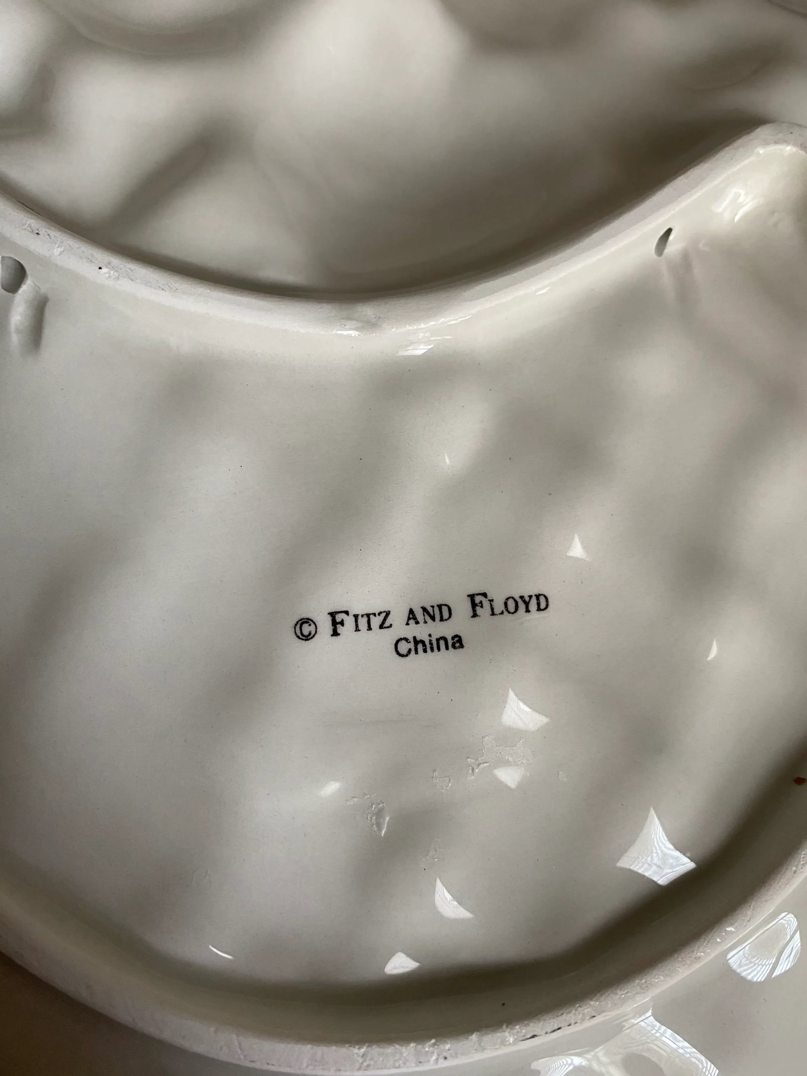 Late 20th Century Fitz and Floyd Tromp L'oiel Vegetable Plates- Set of 4 - 8