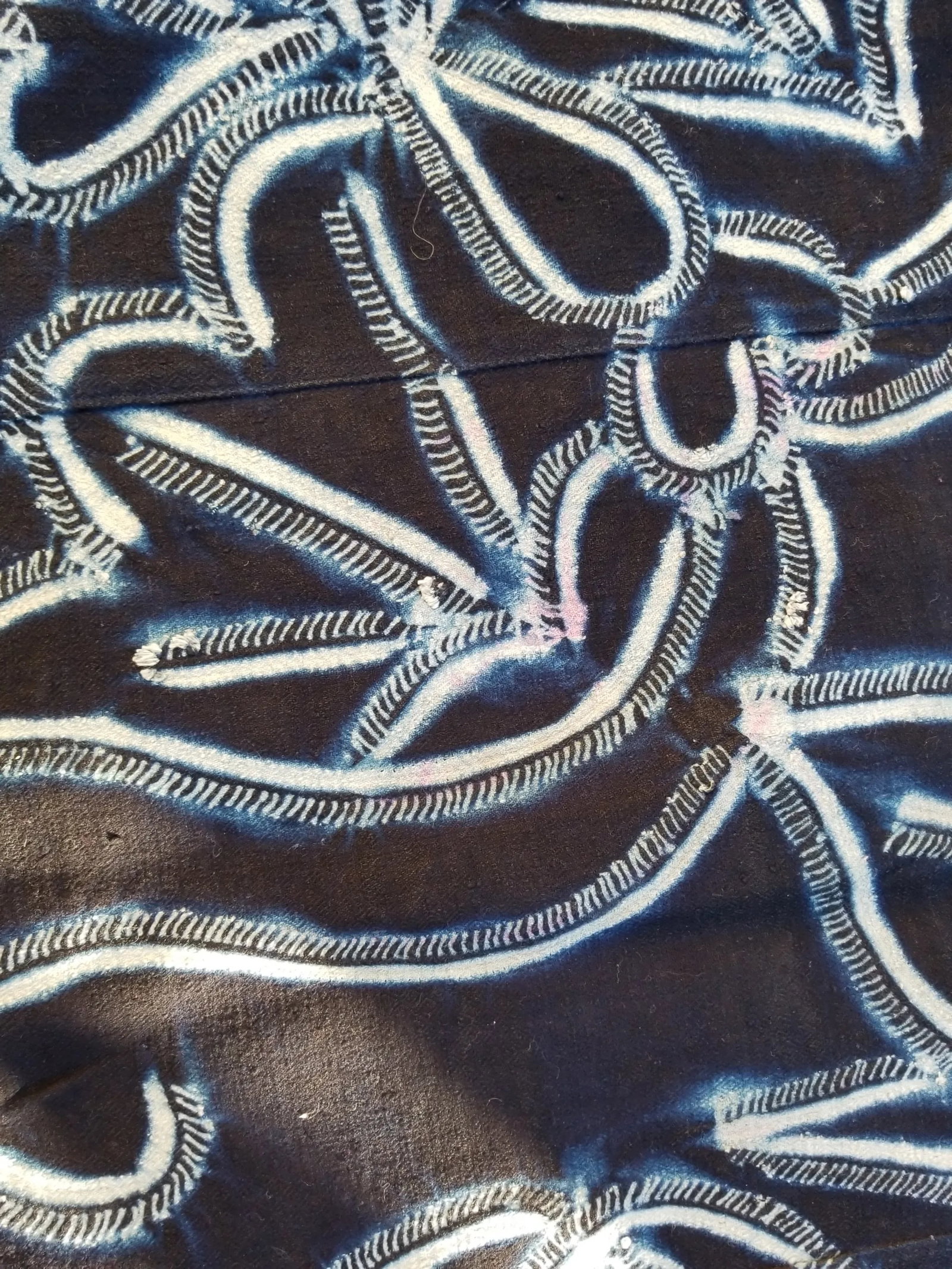 Hand Batik Tribal Fringed Wall Hanging - 3
