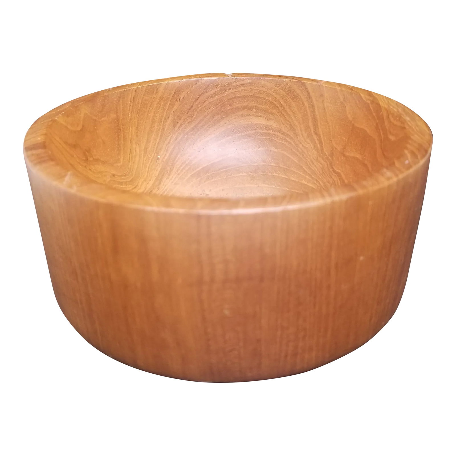 Vintage Mid-Century Danish Teak Bowl: Mid-Century Danish Teak Bowl, Vintage Condition: Alterations: Original Condition Unaltered Imperfections: Some Imperfections Condition Notes: Age,vintage Materials & Techniques: Teak Details: