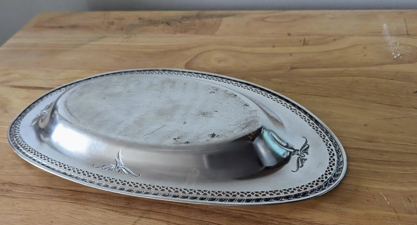 1940s Fantasy by Oneida Silverplate Bread Plate - 3