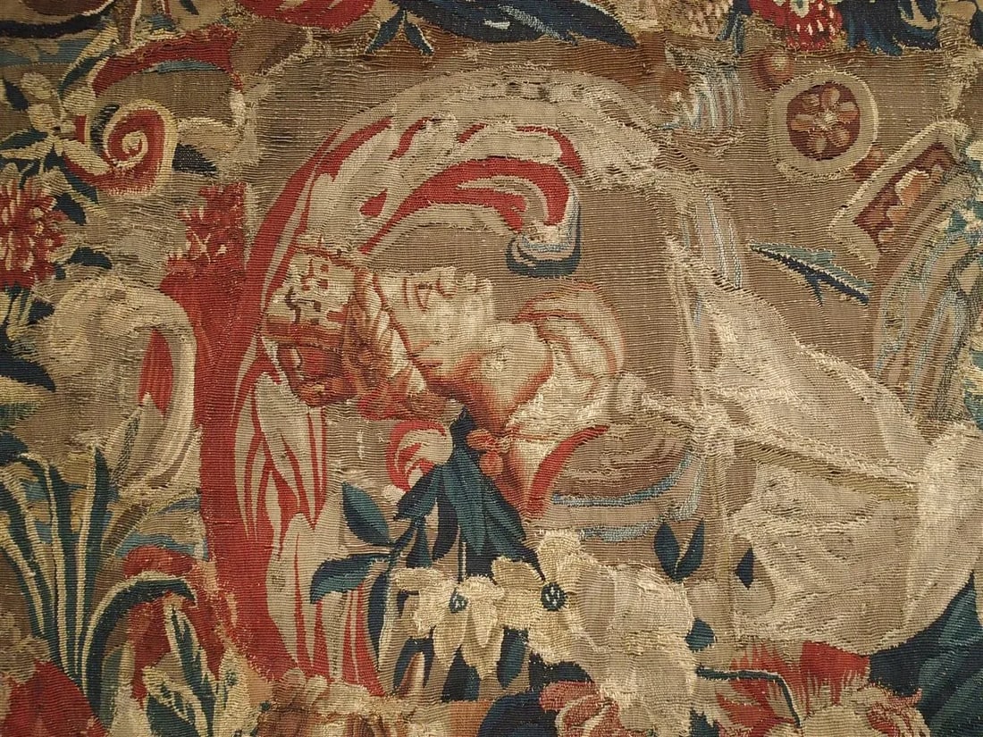 Antique French Beauvais Tapestry From the Late 17th Century - 12