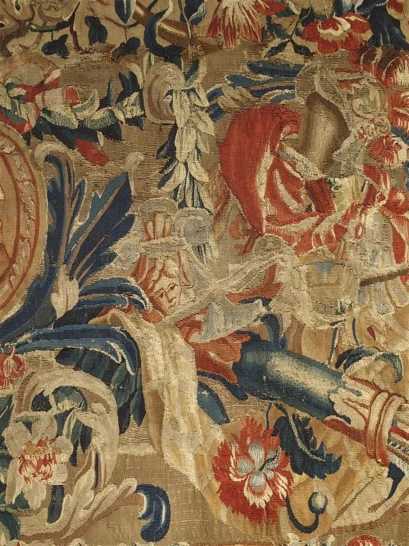 Antique French Beauvais Tapestry From the Late 17th Century - 6