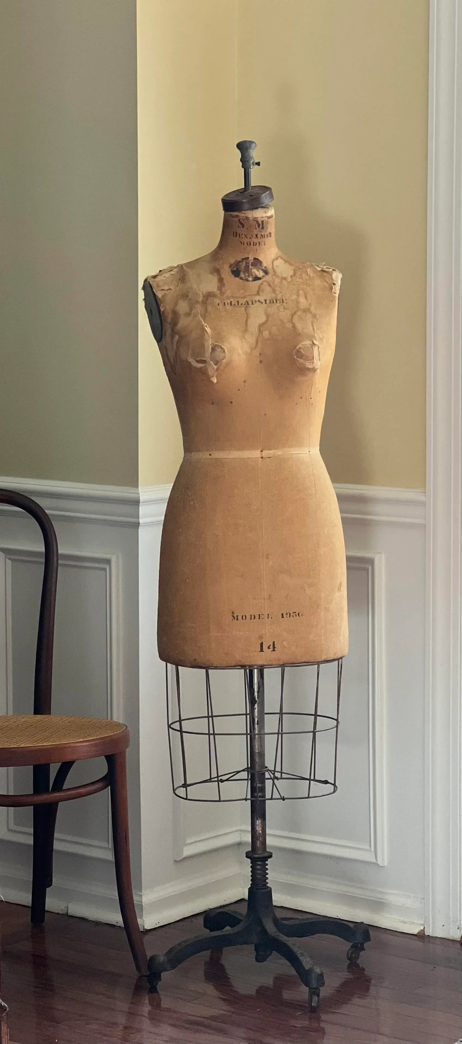 Vintage Original Wolf 1956 Dress Form Mannequin - 12