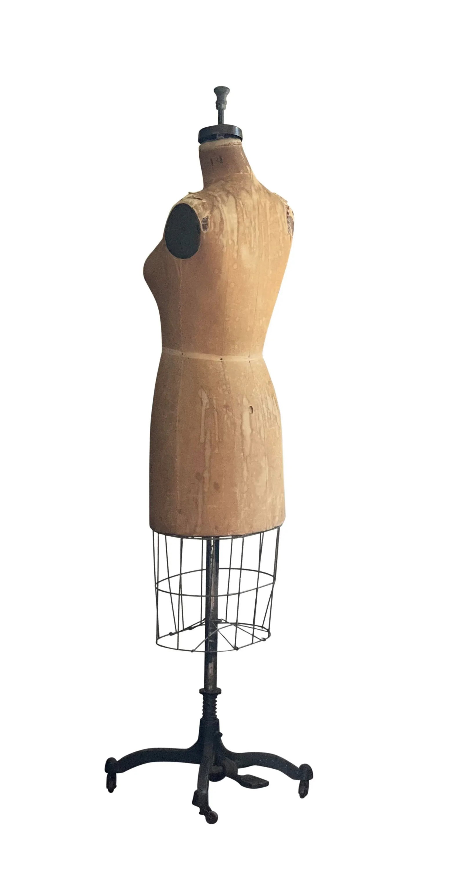 Vintage Original Wolf 1956 Dress Form Mannequin - 2