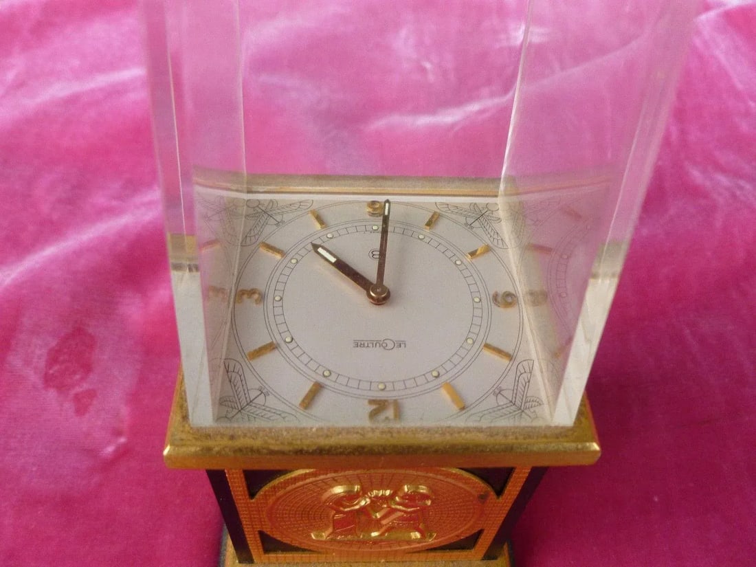 1970's Vintage Le Coultre Obelisk Clock - 2