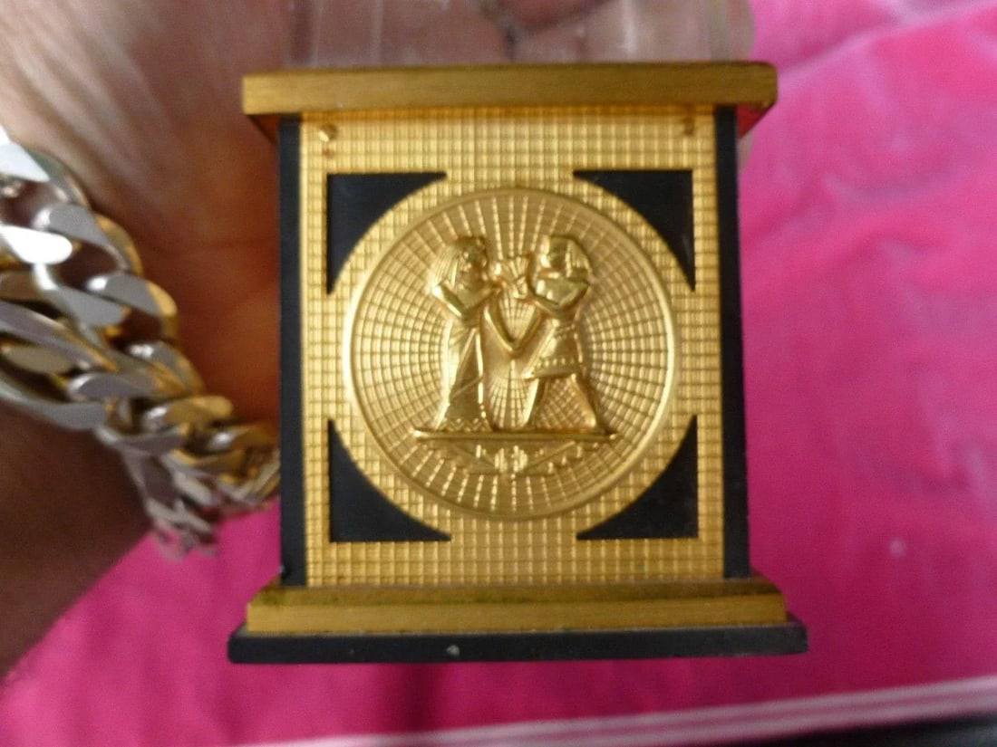 1970's Vintage Le Coultre Obelisk Clock - 7