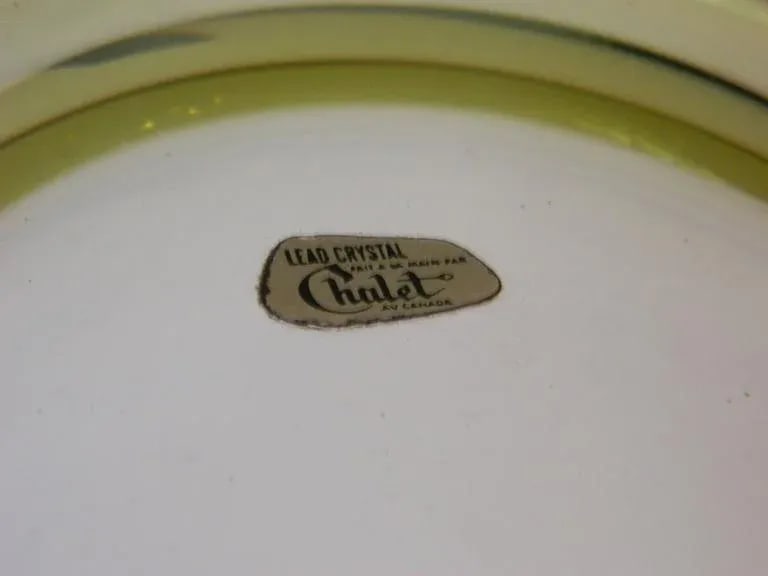 Mid Century Chalet Canada Glass Centerpiece - 4