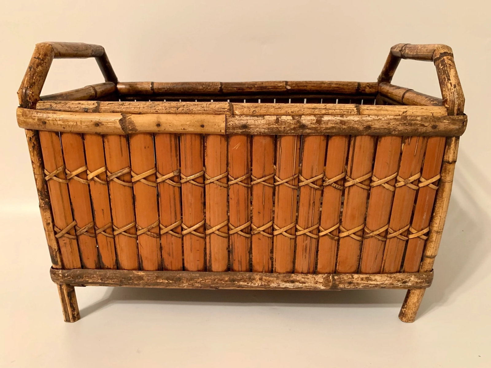 Vintage Boho Chic Bamboo Planter - 10