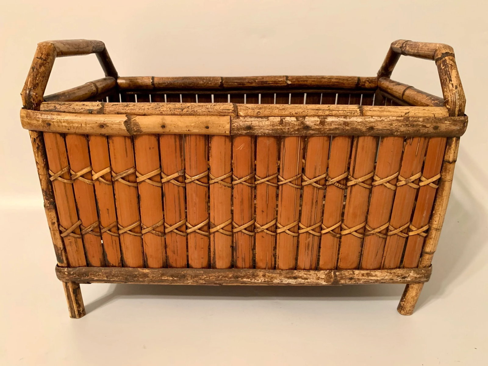 Vintage Boho Chic Bamboo Planter - 11