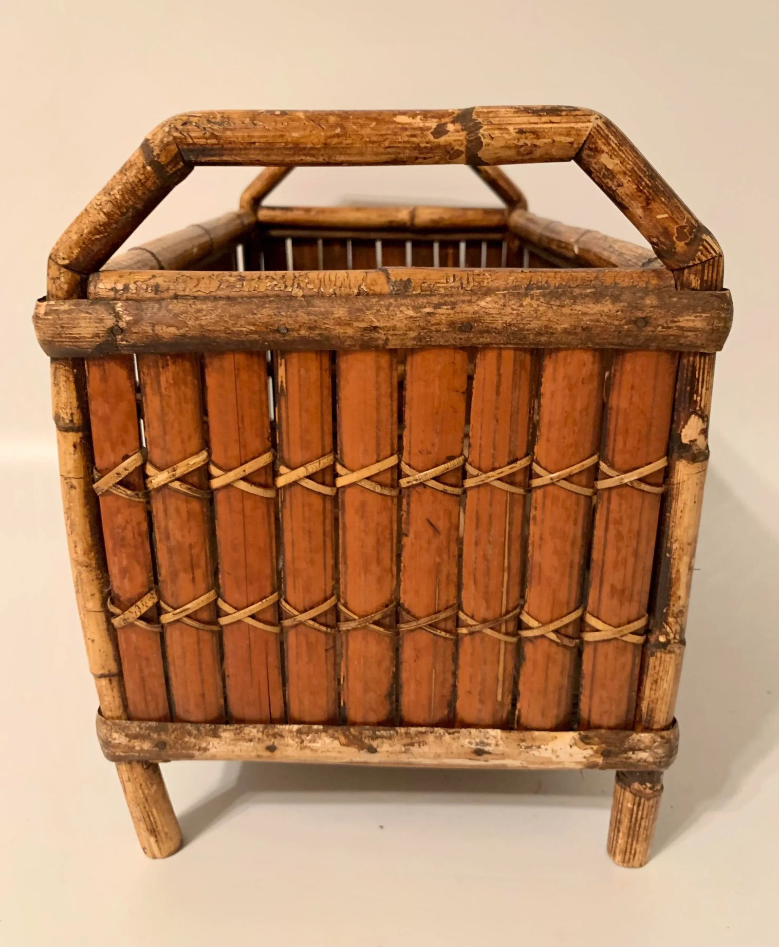 Vintage Boho Chic Bamboo Planter - 6