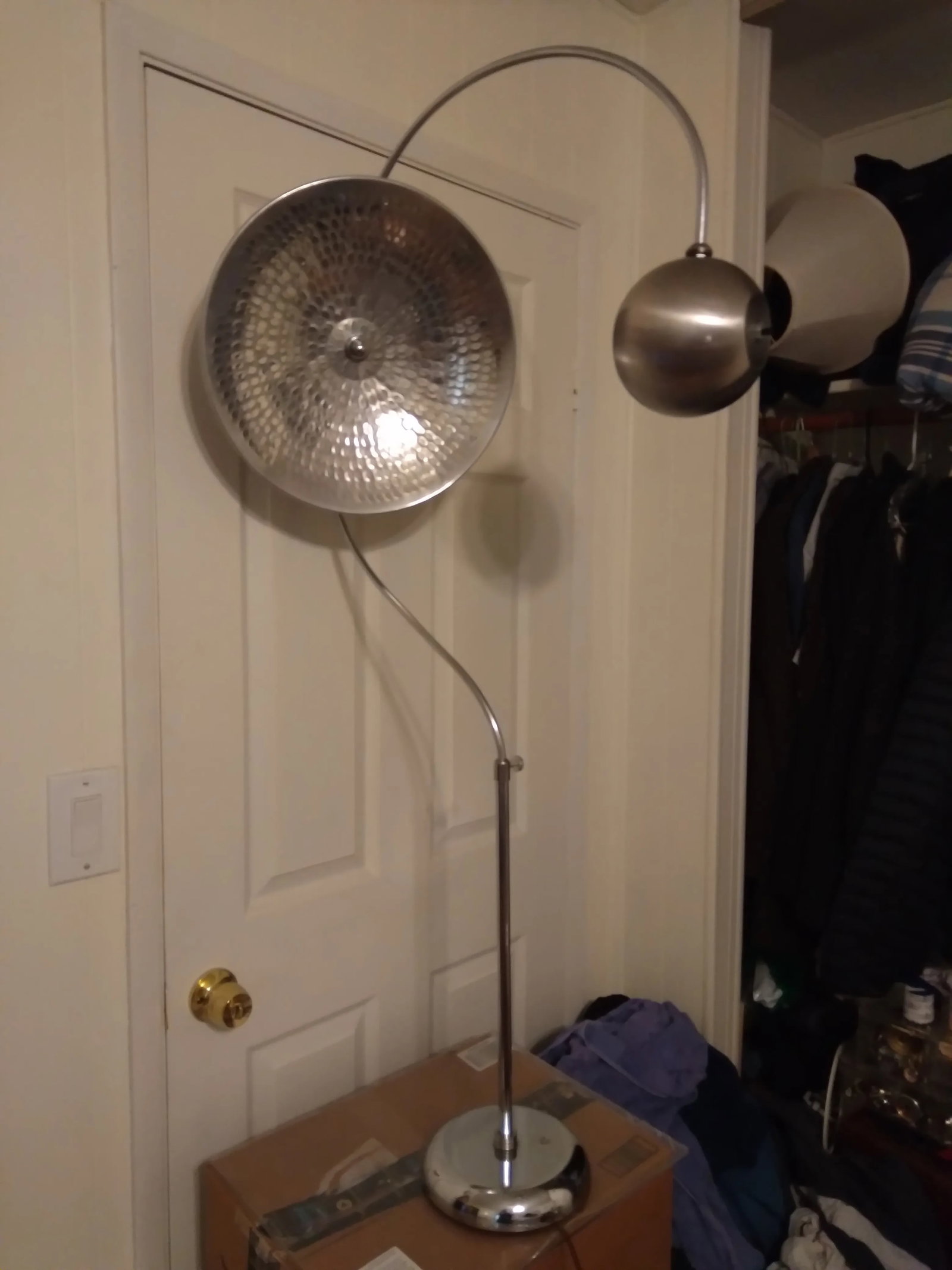 1980s Mid-Century Modern Reflector Floor Lamp - 4